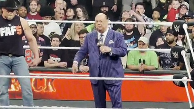 Oba Femi Confronts Brock Lesnar Full Segment - WWE Raw 3/23/2026