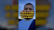 La visita de Khabib Nurmagomedov al entrenamiento del Real Madrid: "Mándame localización"