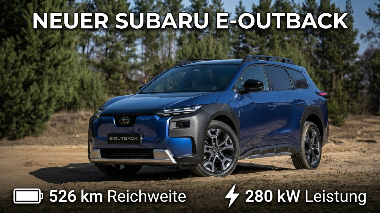 2026 Subaru E-Outback: 526 km Reichweite & 150 kW Laden