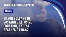 Mayon Volcano in sustained effusive eruption, unrest reaches 91 days