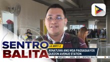 Ilang mananakay, ikinatuwa ang mga bagong ayos at mukha ng MRT-3 Quezon Avenue Station | ulat ni Bernard Ferrer