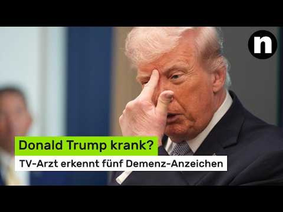 Donald Trump krank?: 'Verschlechtern sich allmählich' - TV-Arzt erkennt fünf Demenz-Anzeichen