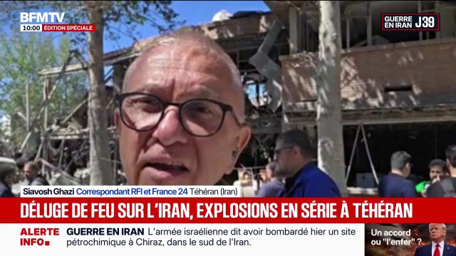 Guerre au Moyen-Orient: une série d'explosions entendues à Téhéran