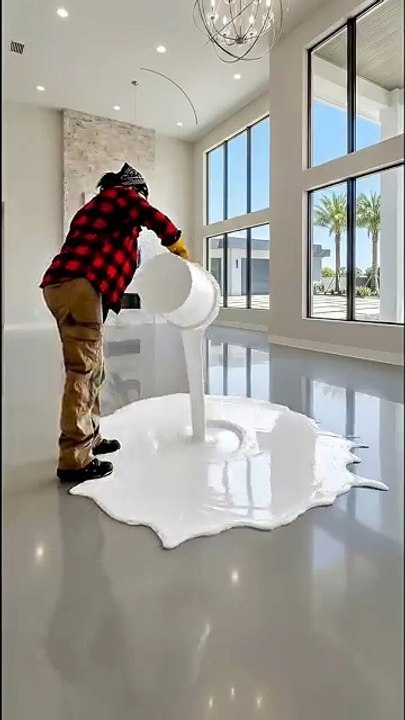 THIS FLOOR IS JUST CRAZY 😱 Epoxy beach floor