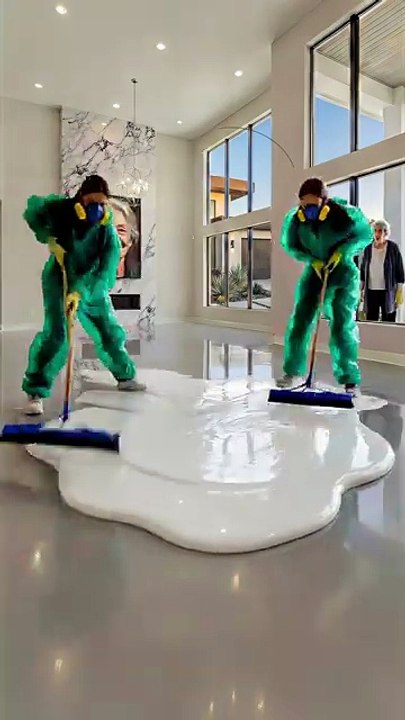 This floor is simply incredible 😱 Epoxy marine floor with live piranhas