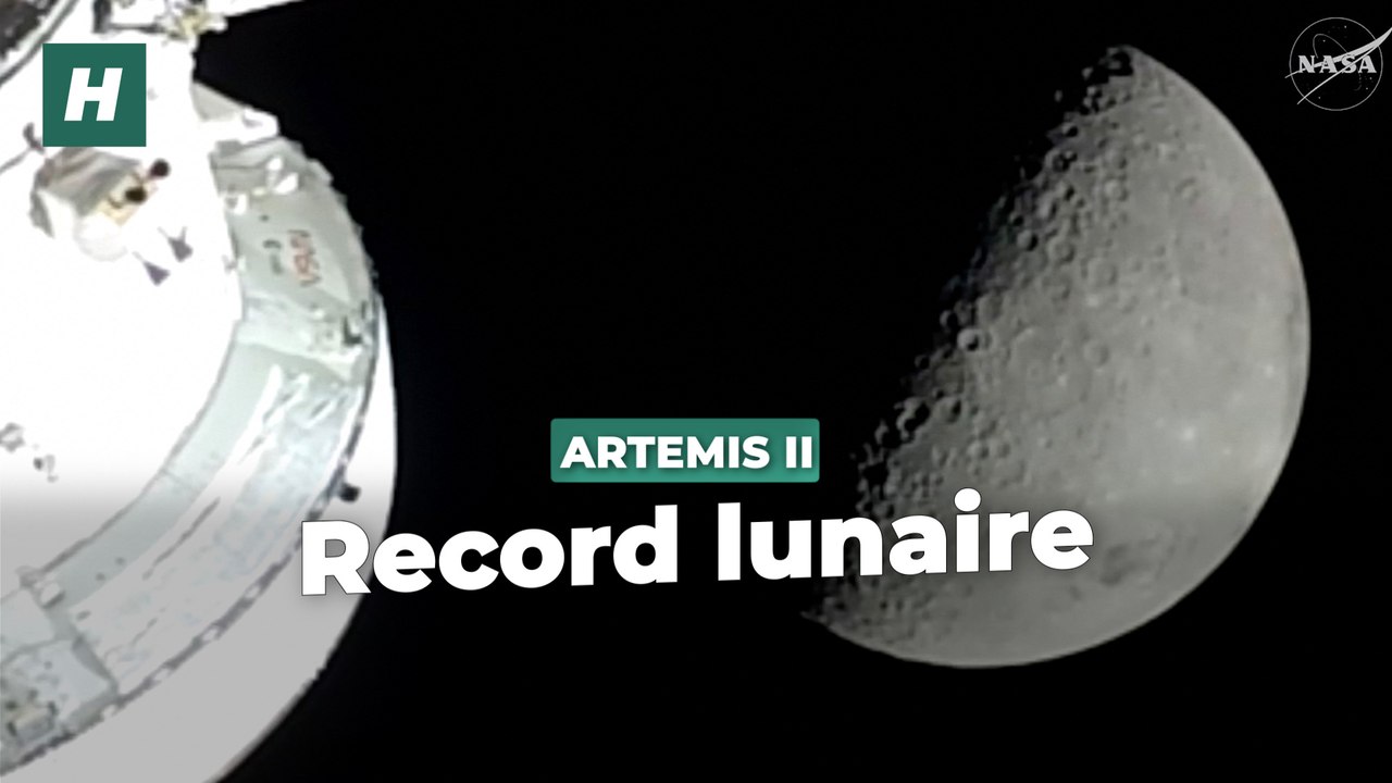 Les astronautes d’Artémis survolent la Lune et battent le record du voyage le plus lointain de la Terre