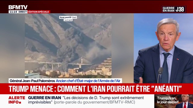 Guerre au Moyen-Orient: Donald Trump se rend bien compte qu'il y aura un vainqueur et un vaincu , analyse le général Jean-Paul Paloméros
