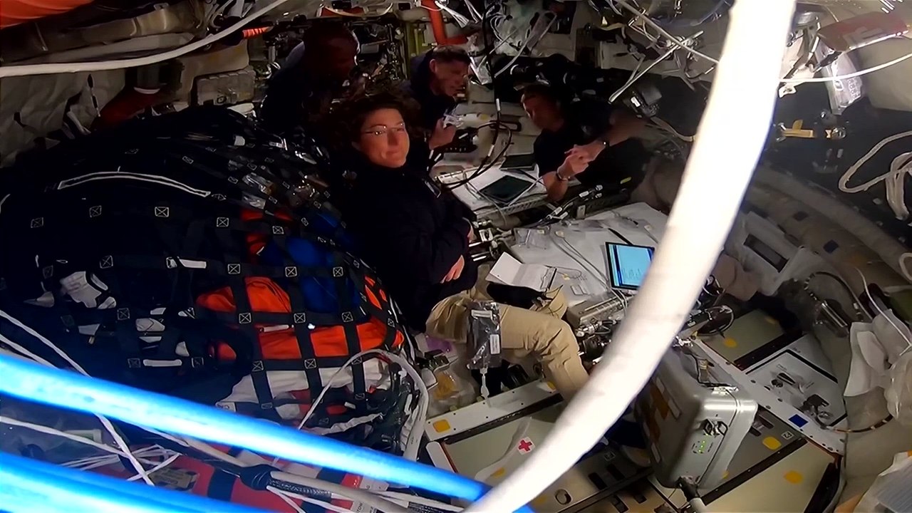 Artemis II crew gets emotional as they name moon crater after astronaut's late wife