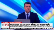 Galípolo diz que “sociedade não tolera mais inflação”