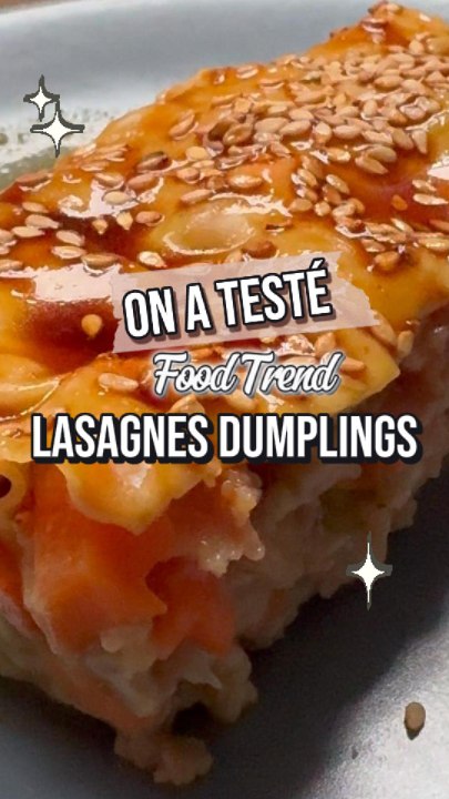 Food Trend : Lasagnes Dumplings