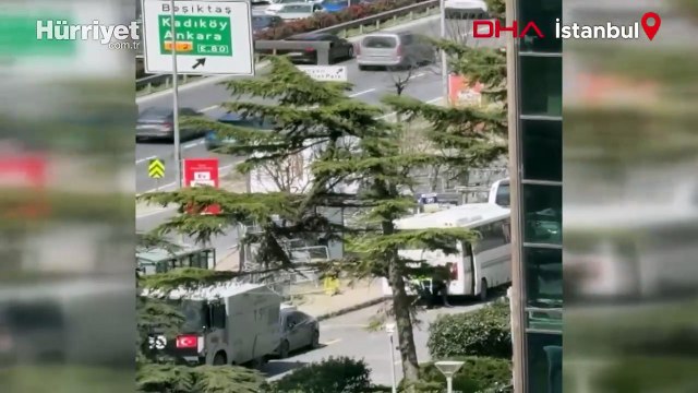 Beşiktaş'ta İsrail Konsolosluğu önünde silahlı çatışma