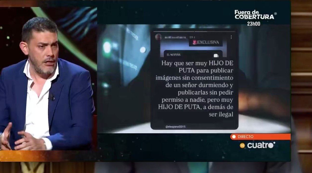 Jorge Calabrés contesta con contundencia a los ataques de la novia de Ábalos por difundir las fotos de Ábalos durmiendo