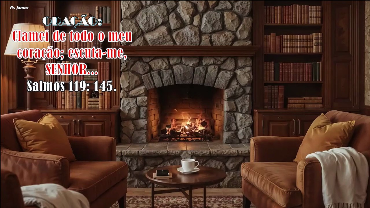 Clamei de todo o meu coração; escuta-me, SENHOR...Salmos 119: 145.