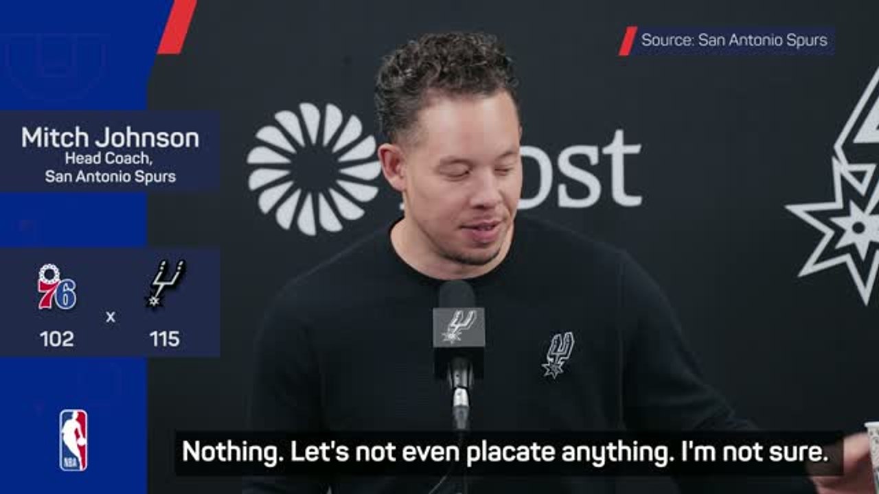 Johnson addresses Wembanyama injury concerns with NBA playoffs on the horizon