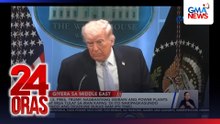 U.S. Pres. Trump, nagbantang sisirain ang power plants at mga tulay sa Iran kapag ‘di ito nakipagkasundo bago ang deadline bukas 8 AM (PH Time) | 24 Oras