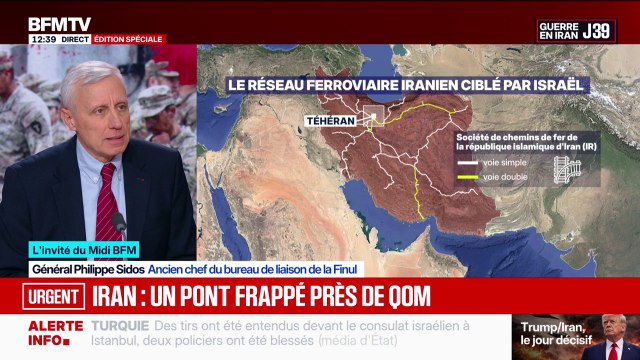 Guerre au Moyen-Orient: On a, a priori, passé un autre cap , explique le général Philippe Sidos, ancien chef du bureau de liaison de la Finul