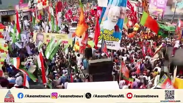 ഗംഭീര ആവേശം, വിജയം മാത്രം ലക്ഷ്യം; പാലക്കാട് ആവേശം ചോരാതെ രമേഷ് പിഷാരടി