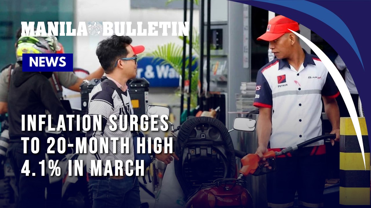 Inflation surges to 20-month high 4.1% in March as Middle East war fuels oil price spike
