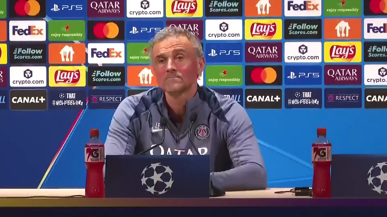 Luis Enrique évoque les blessures de Bradley Barcola et Fabian Ruiz - Foot - Ligue des champions