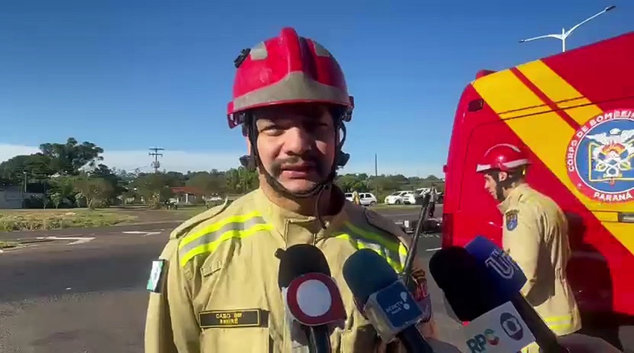 Motociclista de 37 anos morre em colisão com caminhão no trevo do Lar Santa Faustina