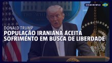 “Querem sofrer para ser livres”, afirma Trump sobre iranianos