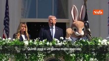 Trump e Melania partecipano all'Easter Egg Roll a Casa Bianca: Usa non sono mai andati meglio