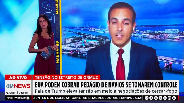 EUA podem cobrar pedágio de navios se tomarem controle do Estreito de Ormuz