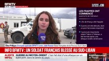 INFO BFMTV. Un Casque bleu français de la Finul légèrement blessé au Liban