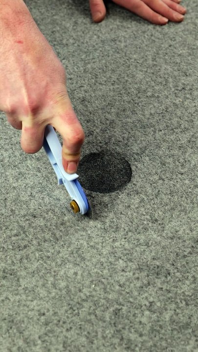 Fixing a rug the easy way with not a lot of work