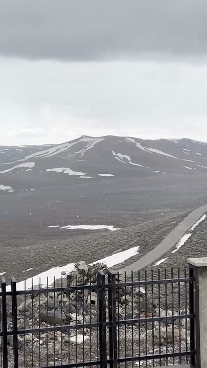 Şanlıurfa’da Nisan Ayında Kar Sürprizi!