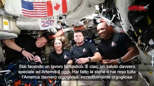 Artemis II, Trump si congratula con gli astronauti: State facendo un lavoro fantastico
