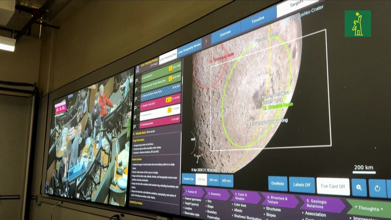 Astronautas se preparan para volver a la Tierra luego de sobrevuelo por la Luna