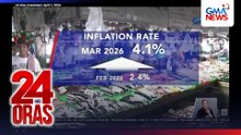 Inflation accelerates to 4.1% in March amid fuel price shock | 24 Oras