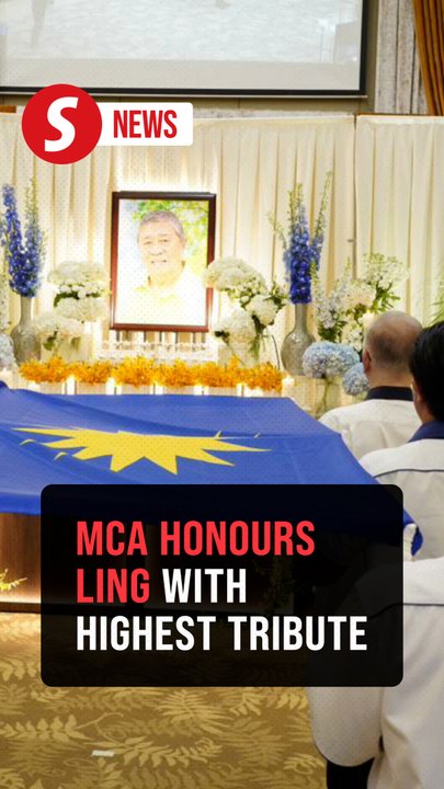 MCA accords highest tribute to Ling with party flag draped over casket