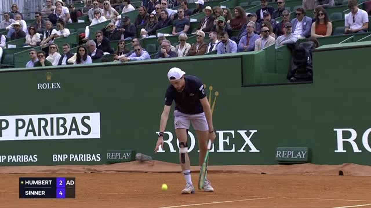 Monte-Carlo - Sinner étrille Humbert