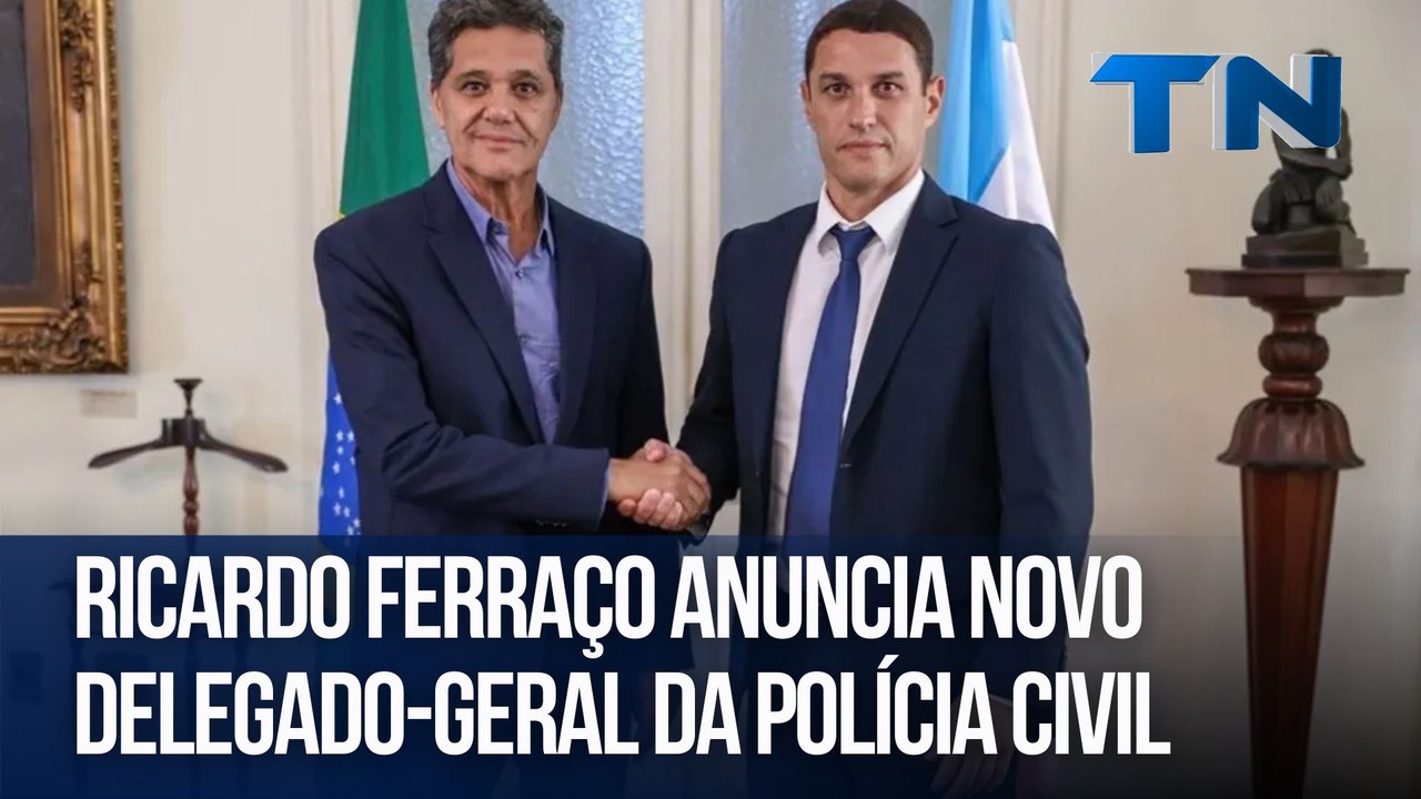 Ricardo Ferraço anuncia novo delegado-geral da Polícia Civil