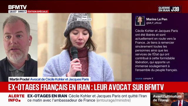Cécile Kohler et Jacques Paris en chemin vers la France: On est extrêmement heureux et soulagé , déclare Martin Pradel, leur avocat