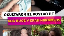 Famosas que ocultaron el rostro de sus hijos y eran hermosos