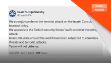 Israel kecam insiden tembakan di luar konsulat Istanbul