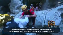 "Imprudencias y peligro a diario en la Serra de Tramuntana- seis rescates durante la Semana Santa"