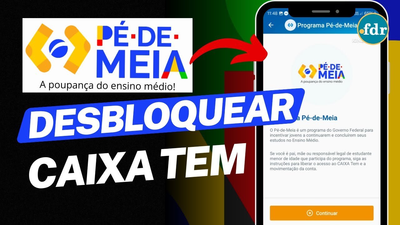 COMO ABRIR CONTA CAIXA TEM PARA O PÉ-DE-MEIA? (Passo a Passo)