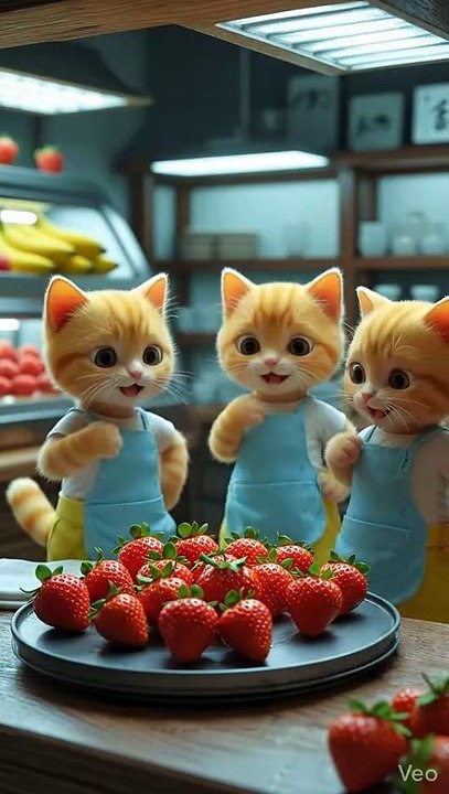 Cats In Kitchen #viral #trending #explorepage #fyp #viralvideo