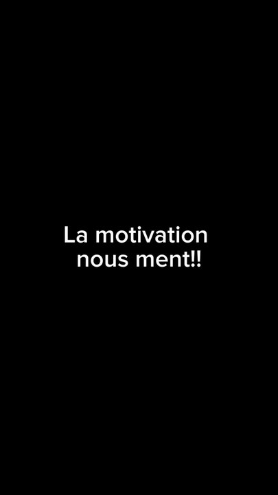 T’es pas fatigué.T’es pas occupé.T’es juste pas discipliné.La motivation, c’est pour commencer.La discipline, c’est pour finir.Continue comme ça… et rien ne change.Change ça… et tout change.