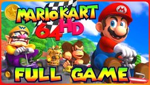 Mario Kart 64 HD FULL GAME Longplay (Nintendo 64)