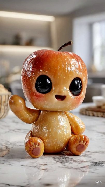 Cute Apple Baby 😍 | Tiny Fruit Character That Will Melt Your Heart 🍎✨