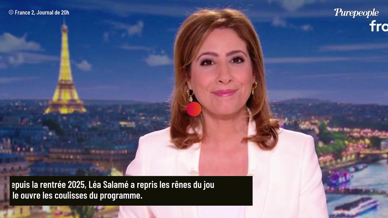 Léa Salamé en coulisses du journal de 20h de France 2 : ses petits rituels avant de passer à l'antenne