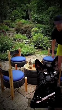 Rusty Wheel to Stunning Garden Table | Outdoor Furniture DIY Makeover #DIYGarden #Upcycling #OutdoorDecor #GardenFurniture #DIYProjects #HomeDecorIdeas #RecycledFurniture #RusticDecor #GardenMakeover #CraftlyDIY #UpcycleIdeas #DIYInspiration #OutdoorLivin