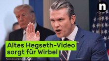 Altes Hegseth-Video sorgt für Wirbel