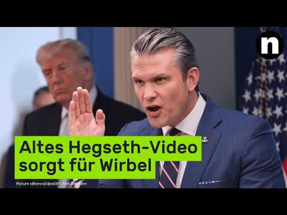 Altes Hegseth-Video sorgt für Wirbel