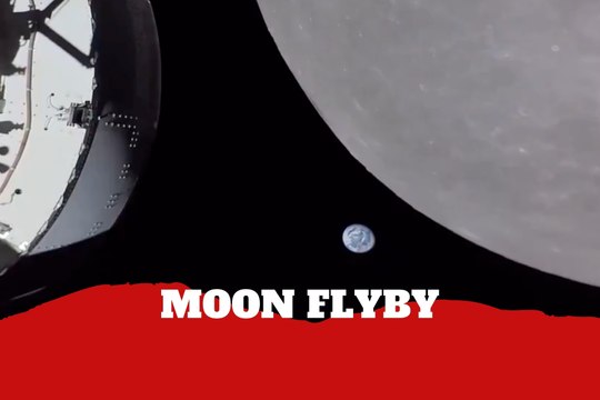 Artemis mission captures historic flyby as spacecraft passes near the Moon